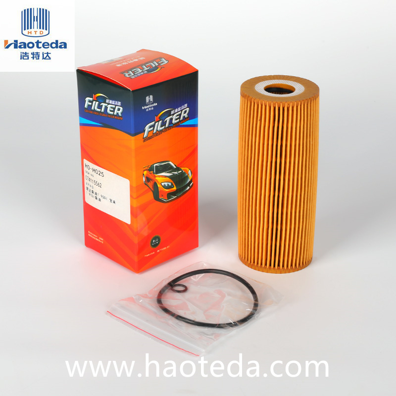 Filtro de óleo do automóvel 562/CH8530 Haoteda 074115 para veículo diesel de Jetta/Bora1.9TDI