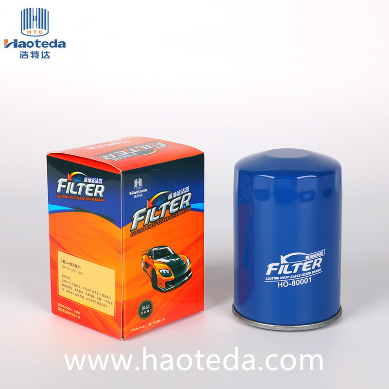 Filtro de óleo fácil da instalação 15601-33021 para Honda Screw On Filters